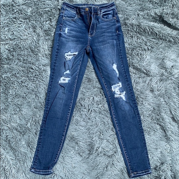 AE ripped high wasted jeans - Picture 1 of 2